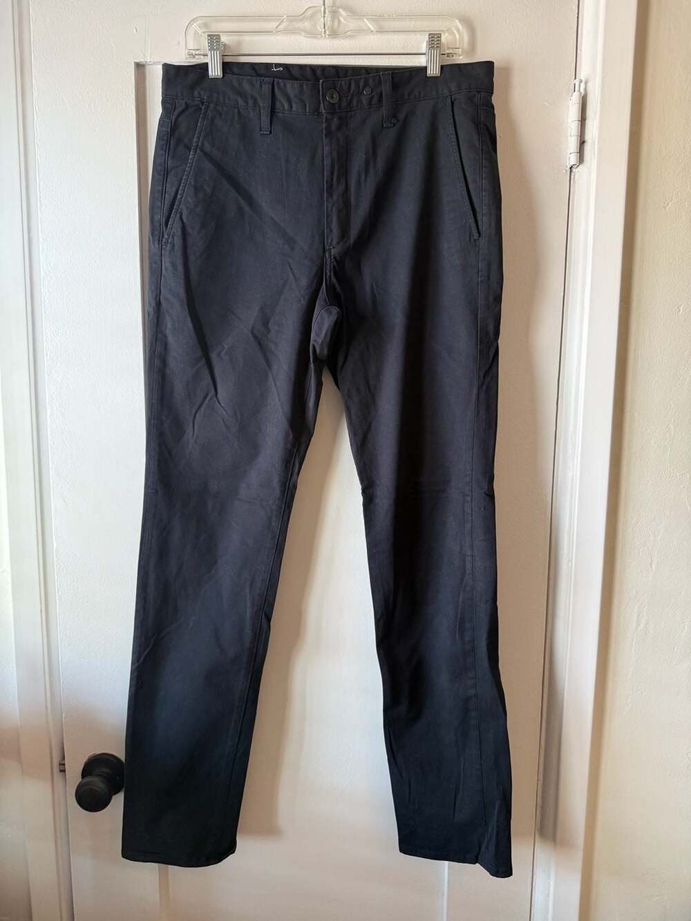 Rag & Bone Navy Cotton Blend Chino Pants Size 32